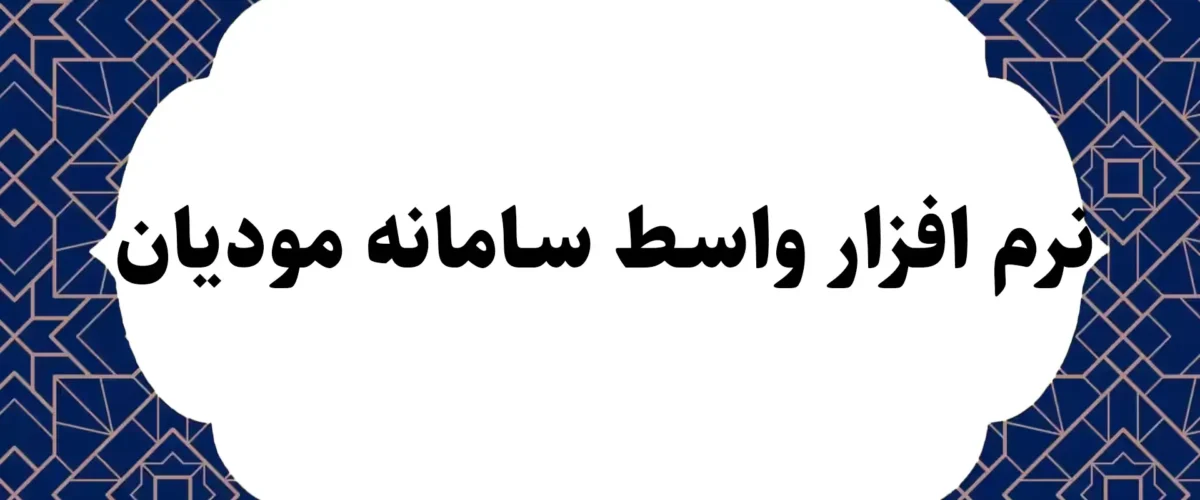نرم افزار واسط سامانه مودیان