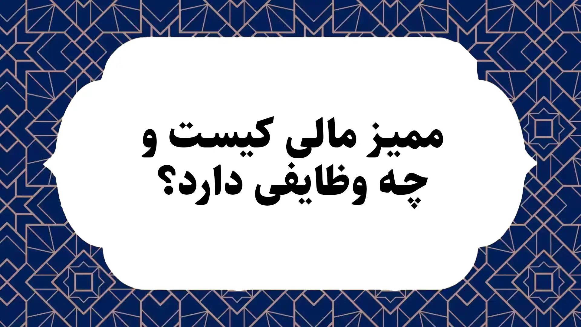 ممیز مالی کیست و چه وظایفی دارد