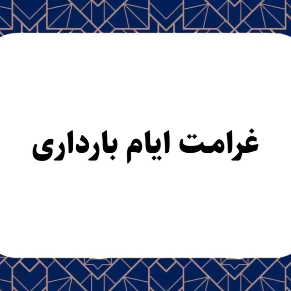 غرامت ایام بارداری